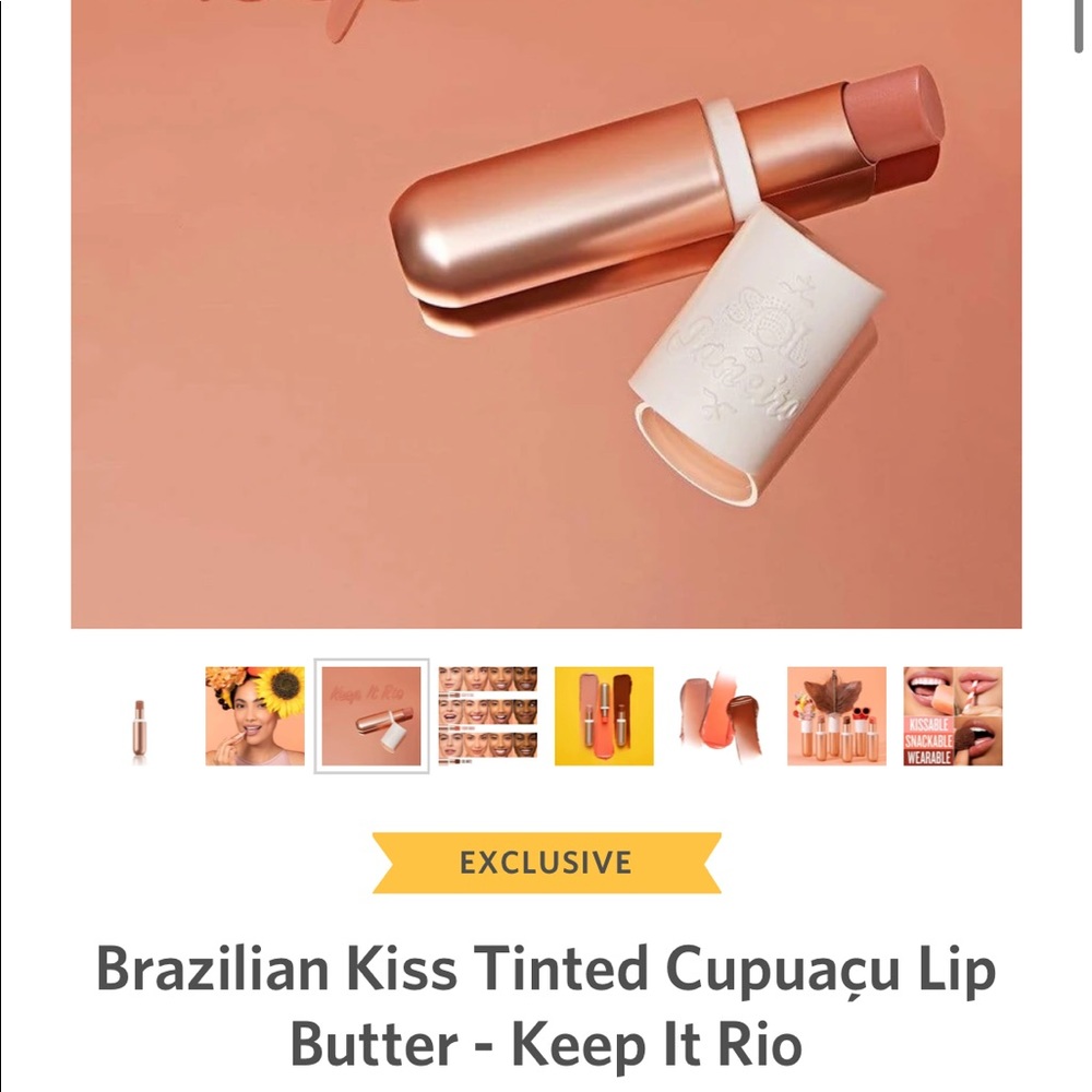 NEW IN BOX - Sol de Janeiro Tinted Lip Butter